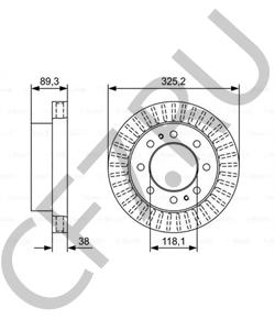 15942195 HUMMER Тормозной диск в городе Королёв