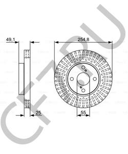 B3501101 LIFAN Тормозной диск в городе Королёв