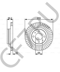 3016380 BRILLIANCE Тормозной диск в городе Королёв