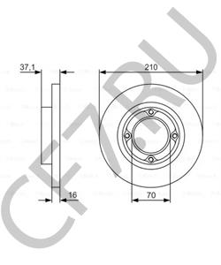 4351287Z02000 PIAGGIO Тормозной диск в городе Королёв
