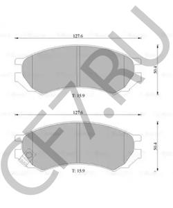 PF2359 AKERMAN VERKSTAD AB Комплект тормозных колодок, дисковый тормоз в городе Королёв