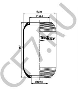 31100P2FC02 ACURA Кожух пневматической рессоры в городе Королёв