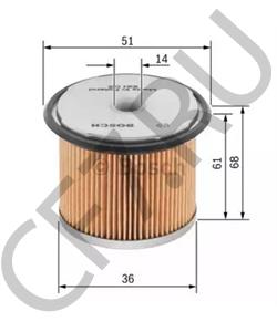 M1376 BUNGARTZ U. PESCHKE Топливный фильтр в городе Королёв