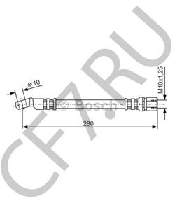 4167826 FSO Тормозной шланг в городе Королёв