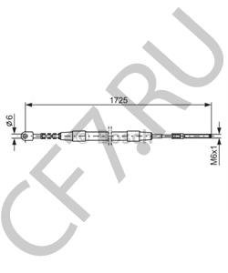 34 41 1 158 421 BMW Трос, стояночная тормозная система в городе Королёв