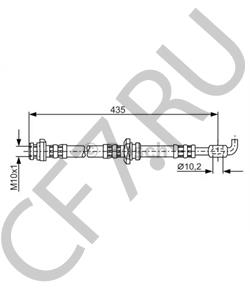 8-94403-322-3 ISUZU Тормозной шланг в городе Королёв