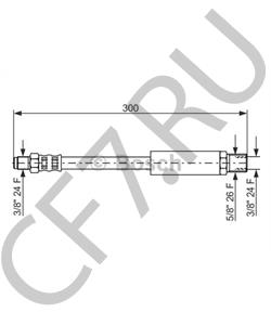 GBH249 BLMC Тормозной шланг в городе Королёв