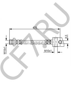 8-94222-685-1 ISUZU Тормозной шланг в городе Королёв