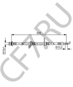 90947-02G44 ASTON MARTIN Тормозной шланг в городе Королёв