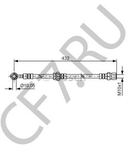 96397200 BUICK (SGM) Тормозной шланг в городе Королёв