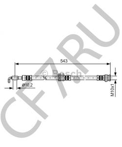 8-94222-684-3 ISUZU Тормозной шланг в городе Королёв