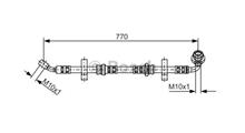ISUZU Кронштейн, тормозный шланг