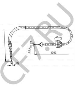 34 40 6 769 955 BMW Трос, стояночная тормозная система в городе Королёв