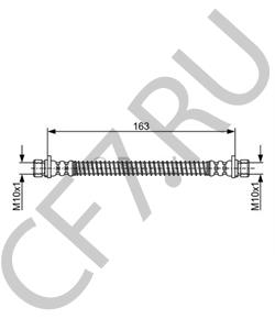 ANR5916 BEARMACH Шланг тормозной задний центральный (AM) в городе Королёв