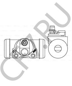 F3XY2261A MERCURY Колесный тормозной цилиндр в городе Королёв