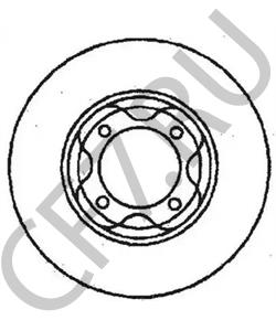 B10733251 KARRIER Тормозной диск в городе Королёв
