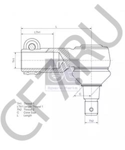 50 01 849 879 IRISBUS Наконечник поперечной рулевой тяги в городе Королёв