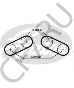 LHN100420 BEARMACH РЕМЕНЬ ГРМ ЗАДНИЙ (58 ЗУБ. X 22.0 MM) (AM-OEM) в городе Королёв