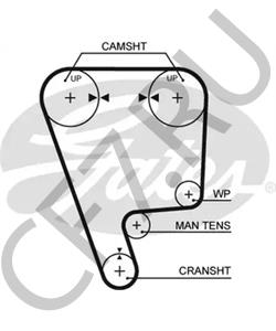 14400-PG6-014 ACURA Ремень ГРМ в городе Королёв