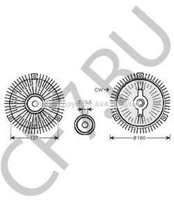 103 200 11 22 PUCH Сцепление, вентилятор радиатора в городе Королёв