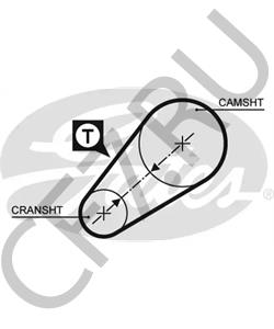 4347067 FSO Ремень ГРМ в городе Королёв