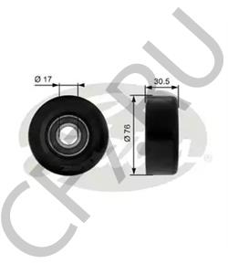 12557554 CADILLAC Паразитный / ведущий ролик, поликлиновой ремень в городе Королёв