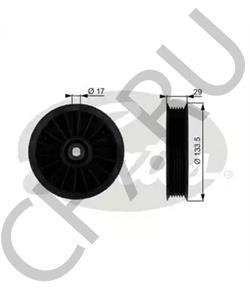 4483221 PLYMOUTH Паразитный / ведущий ролик, поликлиновой ремень в городе Королёв