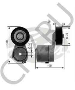 90412884 VAUXHALL Натяжная планка, поликлиновой ремень в городе Королёв