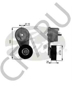 24574843 PONTIAC Натяжной ролик, поликлиновойремень в городе Королёв