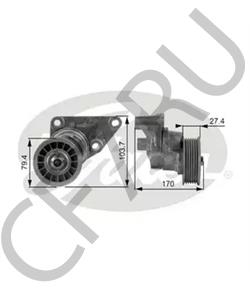 12554027 HUMMER Натяжной ролик, клиновой ремень в городе Королёв