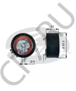 130701192R PEKAR Ролик натяжной ГРМ (пласт. обойма) для а/м LADA LARGUS KS015_, RENAULT Duster Logan I для двиг. K4M в городе Королёв