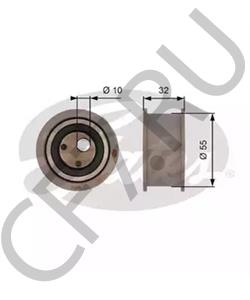 2112100612001 PEKAR Ролик натяжной ГРМ (метал. обойма) для а/м ВАЗ 2110-2112, 2113-2115 для двиг. ВАЗ 21120, 21124 в городе Королёв