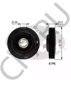 928M6B320DE FORD AUSTRALIA Ременный шкив, коленчатый вал в городе Королёв
