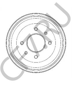 424717 TALBOT Тормозной барабан в городе Королёв
