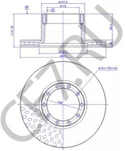 PAK5513 LDV Тормозной диск в городе Королёв