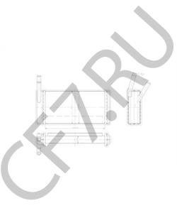 RTC6593 AUSTIN Теплообменник, отопление салона в городе Королёв