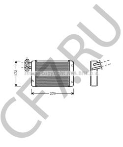 AFP5144 AUSTIN Теплообменник, отопление салона в городе Королёв