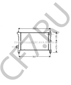 BTP2096 ROVER/TRIUMPH/AUSTIN Радиатор, охлаждение двигателя в городе Королёв