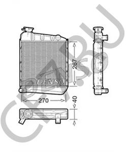 ARP1105 ROVER/TRIUMPH/AUSTIN Радиатор, охлаждение двигателя в городе Королёв