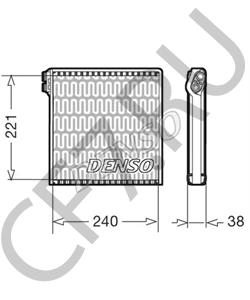 77364087 ALFAROME/FIAT/LANCI Испаритель, кондиционер в городе Королёв
