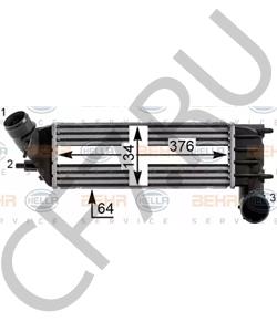 1489396080 ALFAROME/FIAT/LANCI Интеркулер в городе Королёв