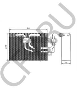 400111308 SAAB Испаритель, кондиционер в городе Королёв