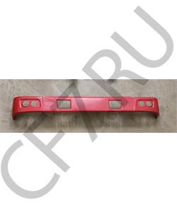 WG1641240001 HOWO Бампер самосвал металлический красный H2/H3 в городе Королёв