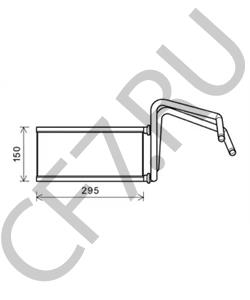8710735100 BERLIET Теплообменник, отопление салона в городе Королёв