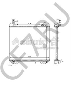 16400-5B330 TATA Радиатор, охлаждение двигателя в городе Королёв