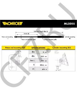 81850-84E00 BEDFORD Газовая пружина, крышка багажник в городе Королёв